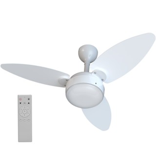 Ventilador de teto 3 pás dupla face com controle remoto - Elluz Inverter - Ventisol
