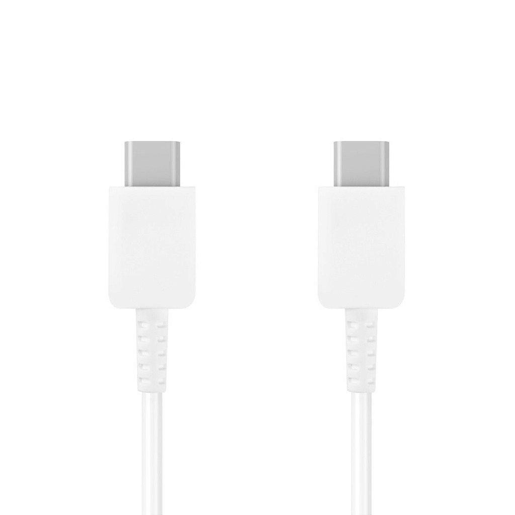 Cabo PVC Tipo C / Type C 1M Branco – NAVVY | Resistência e Carregamento Rápido