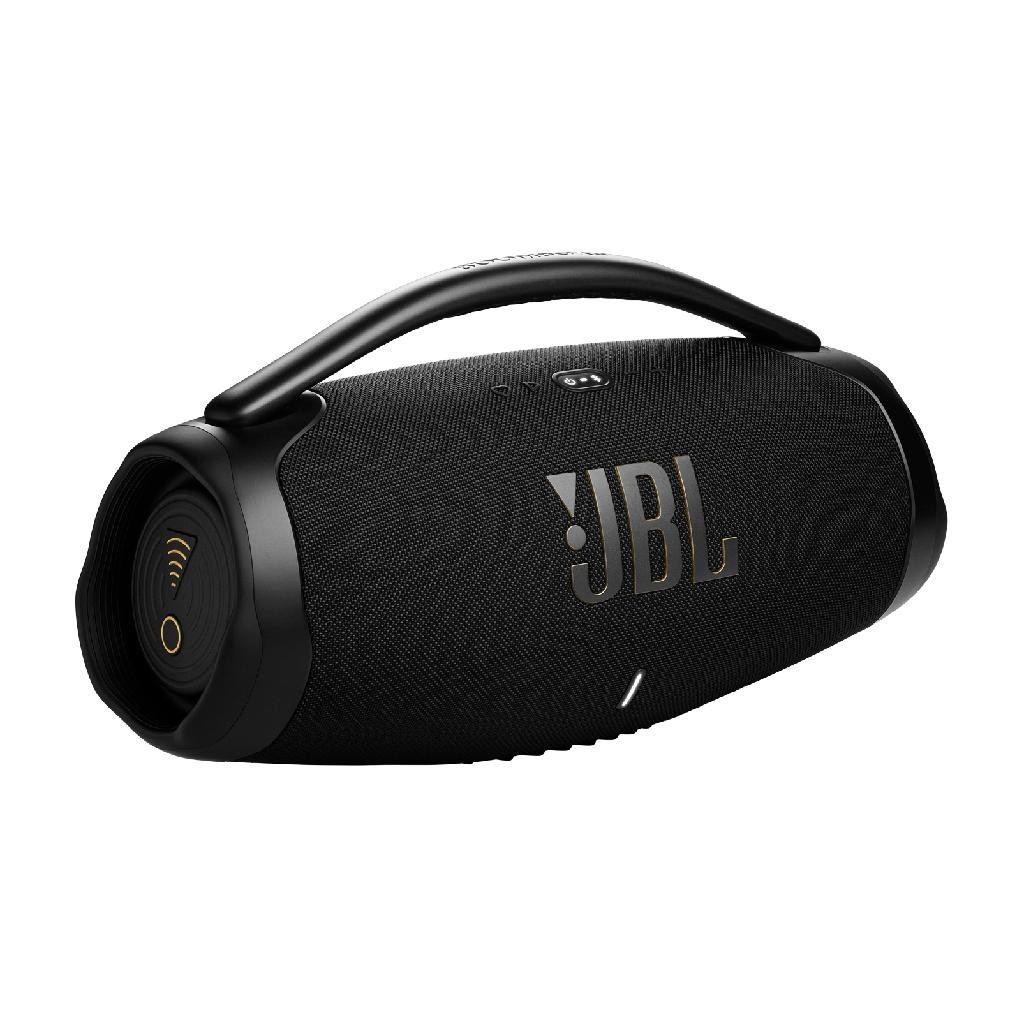Caixa de Som Wifi, Bluetooth com Power Bank, JBL Boombox 3, 24h de bateria Preto