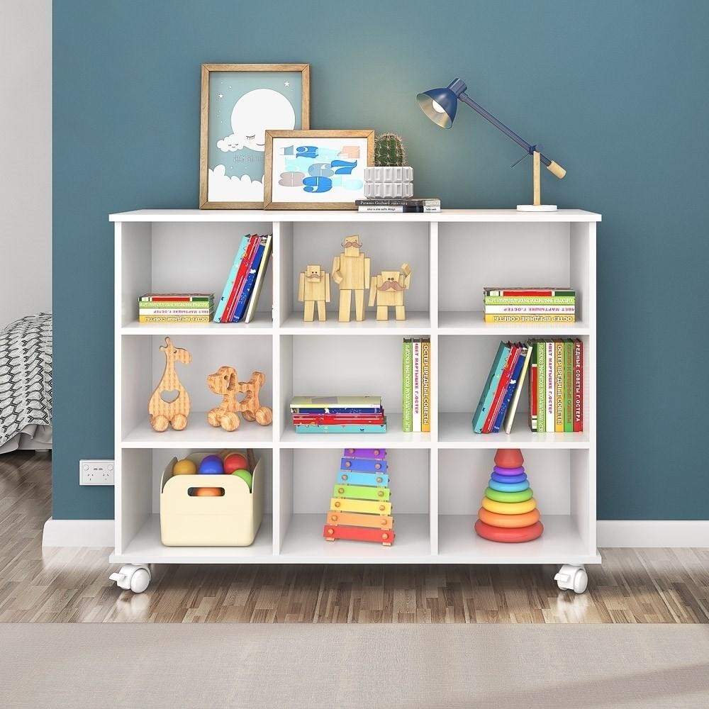 Nicho Organizador Multifuncional com Rodízios Toys Q01 Branco - Mpozenato em Oferta na Shopee