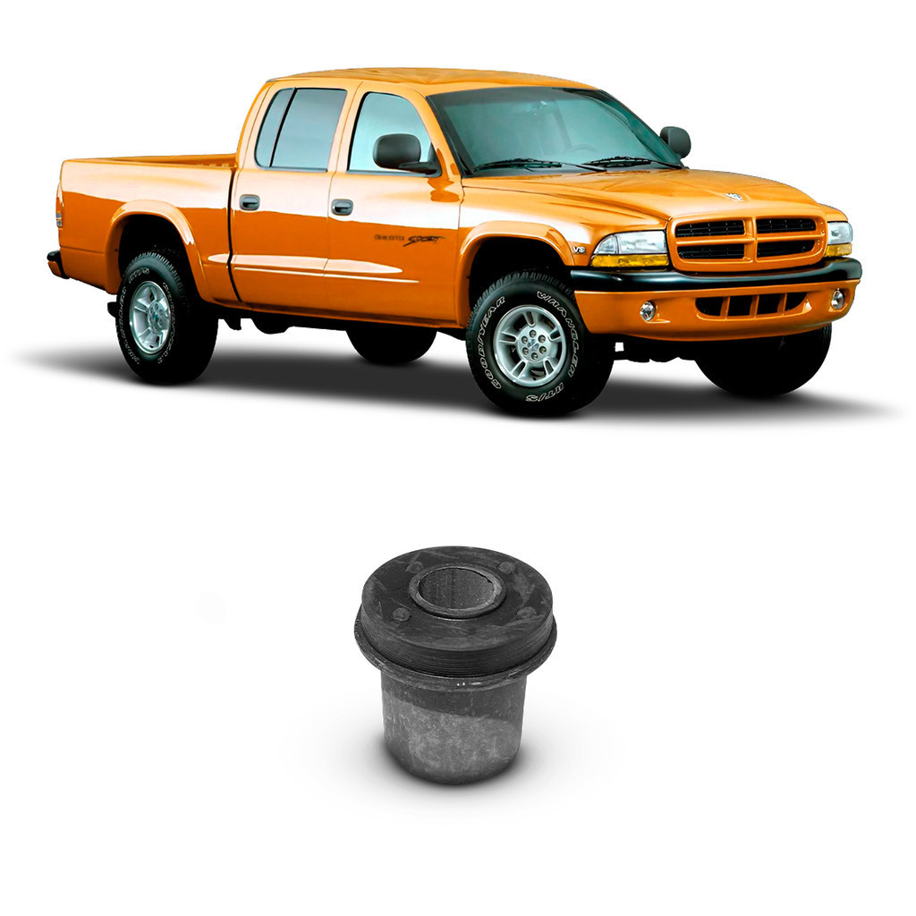 Bucha Borracha Bandeja Leque Balança Superior Suspensão Dianteira Dodge Dakota 1998 1999 2000 2001