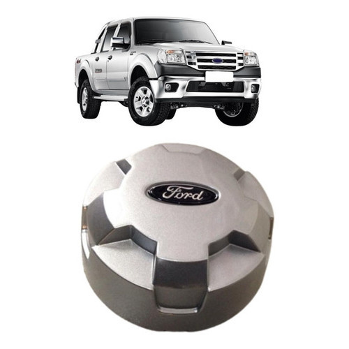Calota Cubo Roda Aço (6x15)-(7x16) 5 Furos Ranger Xl 02/11
