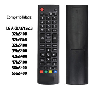 Controle para tv lcd 32ln540b 42ln5400 50ln540