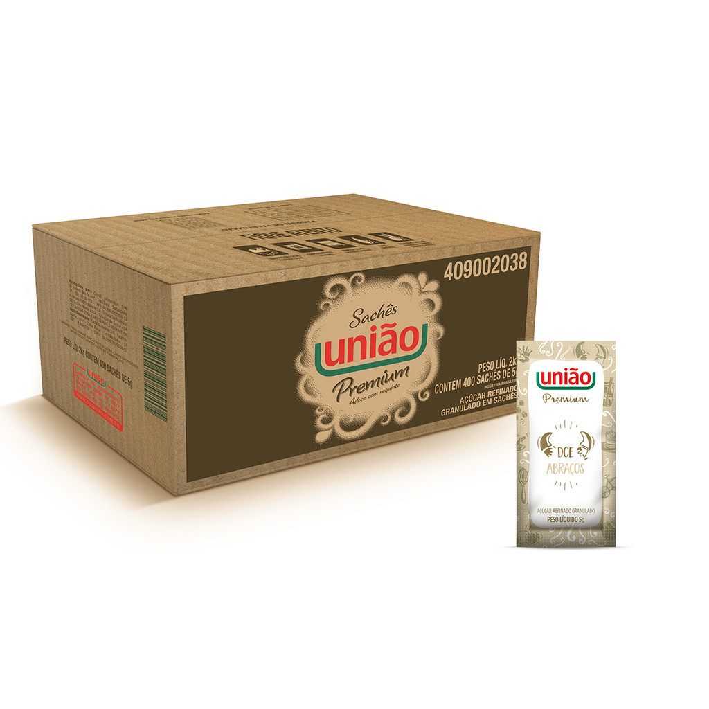 Açúcar Sachê União - 400un