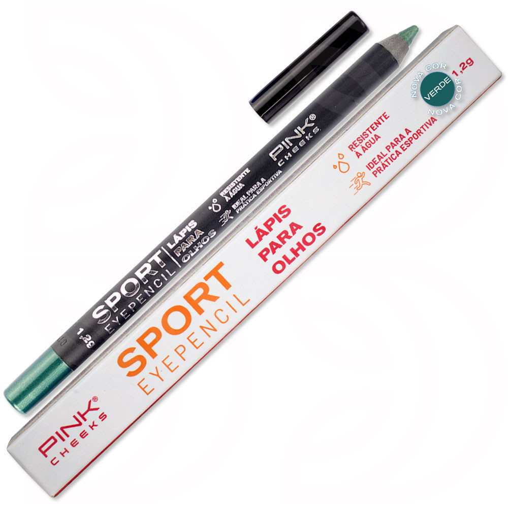 Lapis para Olhos Sport Eyepencil 1,2g Verde - Pink Cheeks
