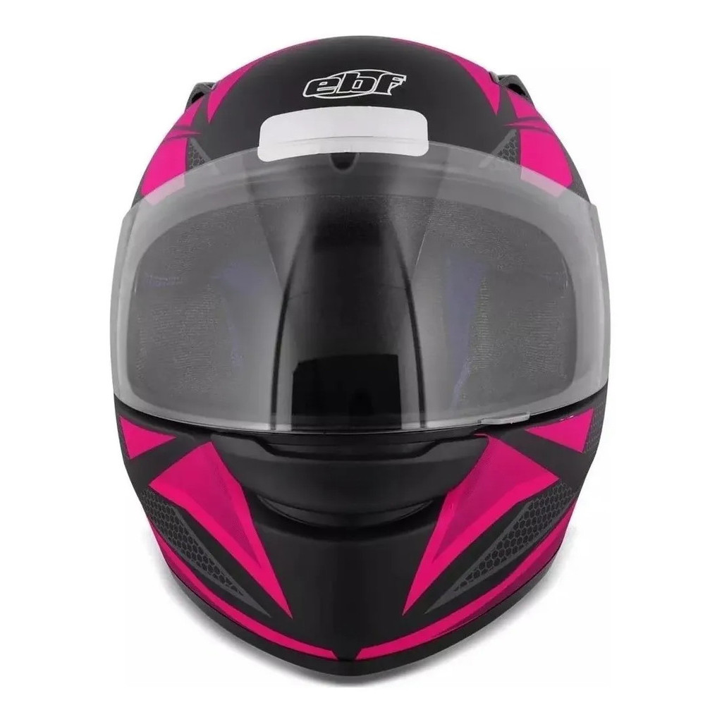 CAPACETE EBF SPARK FEMININO FLASH PRETO E ROSA FOSCO · foto 2