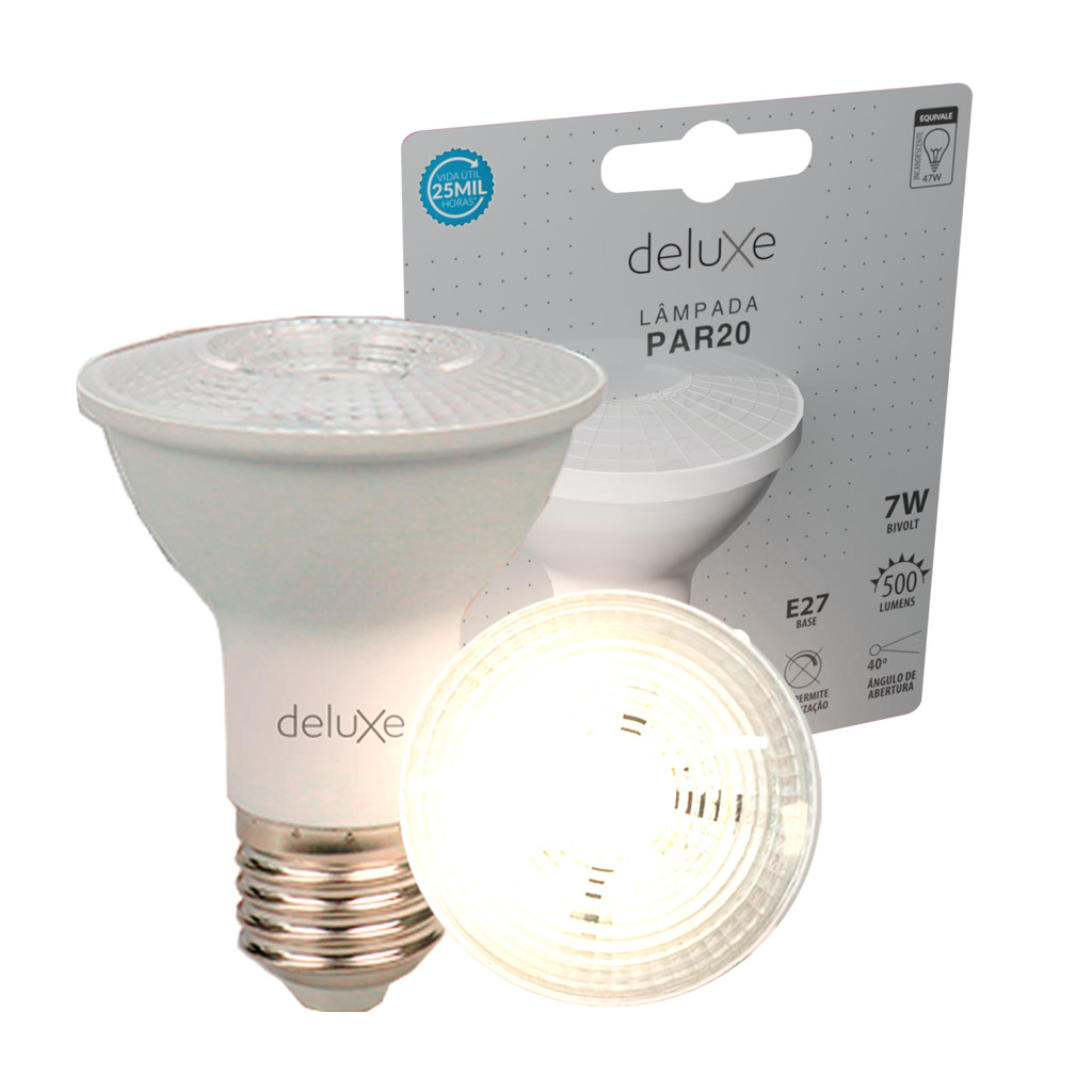 Lampada Led Par20 7w 4000k E27 110v/220v Mg Deluxe By Avant em Oferta na Shopee
