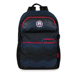 Mochila Escolar Masculina Futebol Preta