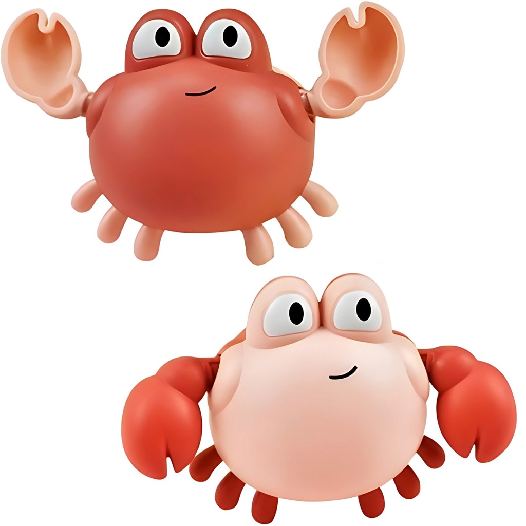 Brinquedo de Banho Infantil Caranguejo Sortido Rosa -Castela - Mom & Baby