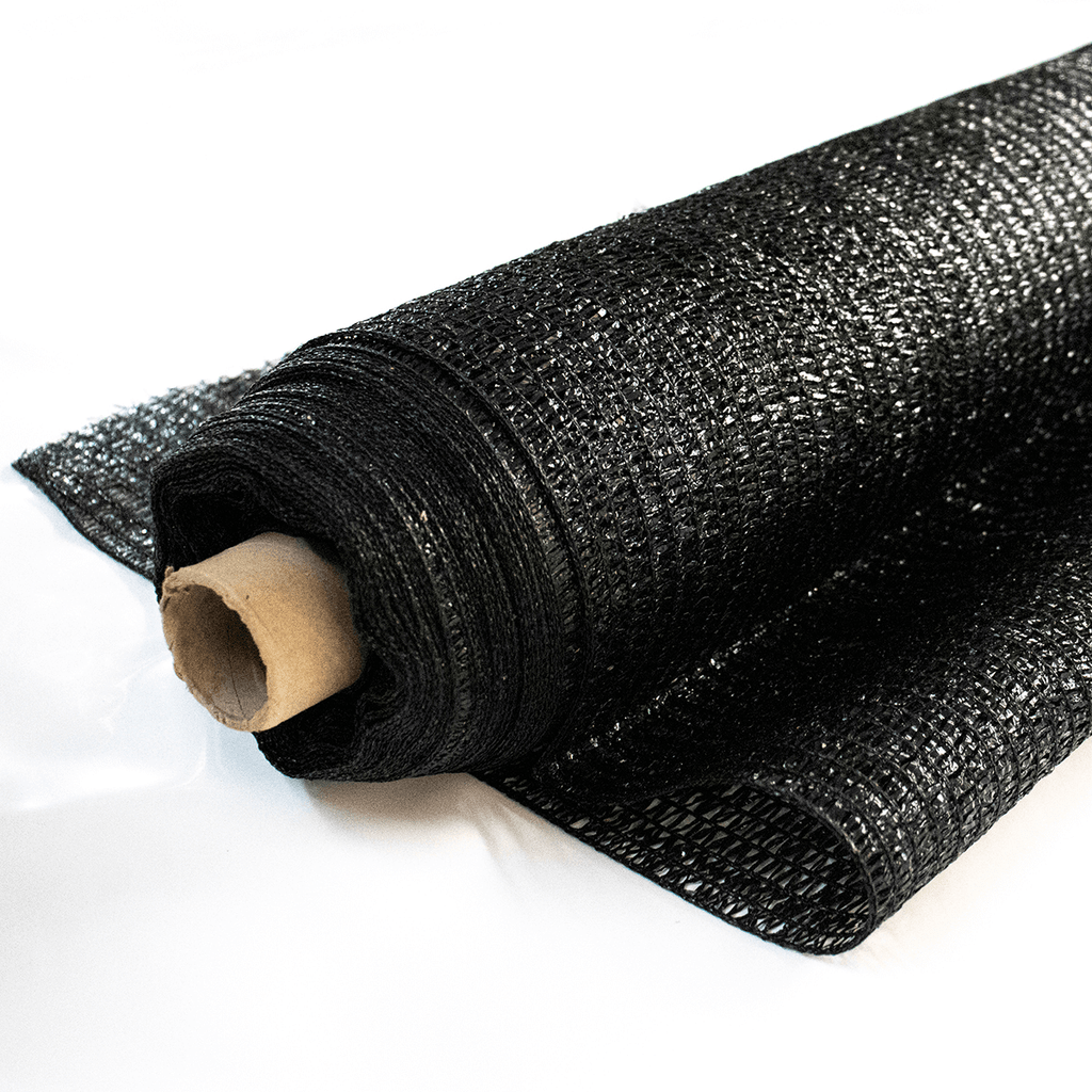 Tela Sombrite Raschel 50% 9x50m Preta Proteção e Sombreamento de Estufa Horta Flores Anti UV