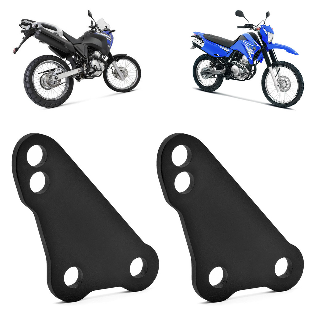 Kit Baixar Diminuir Suspensão Altura Regulável Preto Xtz 250 cc Lander Tenere Dog Bone Rebaixador Traseira 2011 a 2025 em Oferta na Shopee