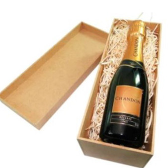 10 Caixa Mini Vinho espumante taça Lembrancinha Casamento Aniversario 23x10x08 chandon baby