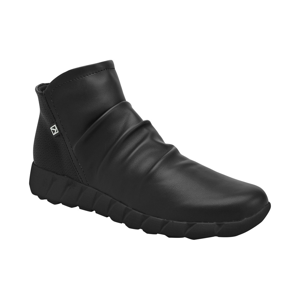 Bota Feminina Piccadilly Ankle Boot Salto Anabela Baixo