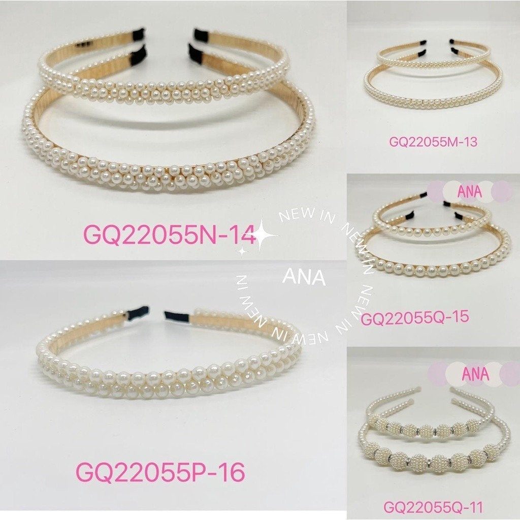 KIT 5 Tiara de Pérolas / Arquinho de Perolas - Acessórios femininos de cabelo-YOUYI em Oferta na Shopee