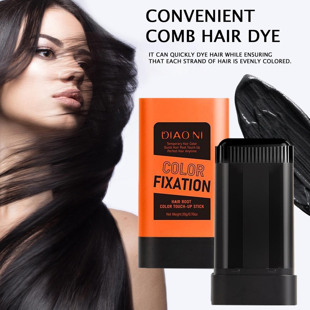 Tintura De Cabelo Em Bastão , Corretivo Seguro , Produto De Tingimento Temporário Instantâneo Para Mulheres E Homens , C
