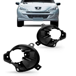 PAR SUPORTE FAROL AUXILIAR PEUGEOT 207 2008 2009 2010 2011 2012