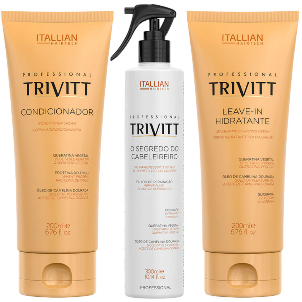 Trivitt Condicionador E Leavein 250gr  Segredo 300ml