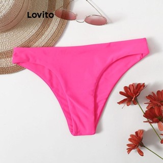 Lovito Cueca De Biquíni Sexy Simples Básica Para Mulheres LNL42136