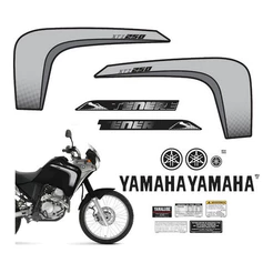 Adesivo Tenere Xtz 250 Moto Yamaha 2011/2012 Cinza