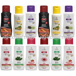 Kit 12 Sabonete Misto Liquido Intimo Aromas Do Brasil 200ml - Bio Instinto