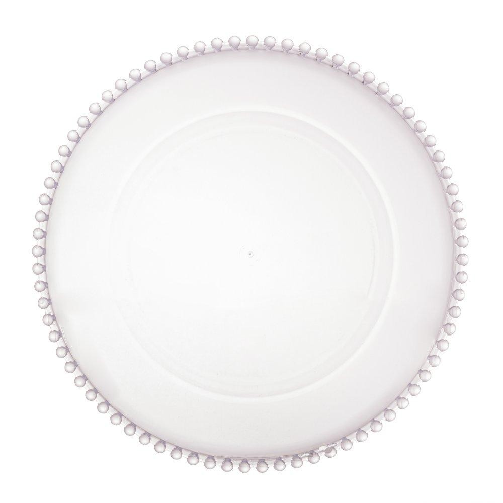 Sousplat Lyor Balls de Plástico Incolor 32cm - Home & Living