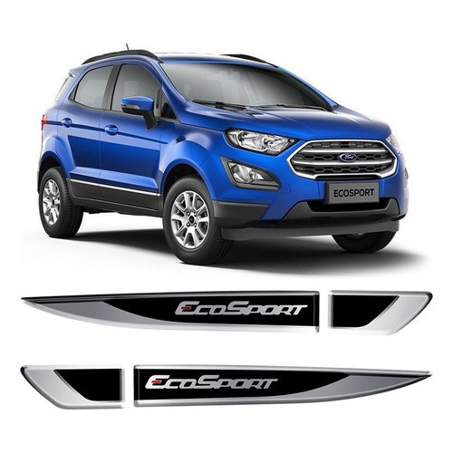 Adesivo Aplique Cromado Resinado Ford Ecosport High Quality