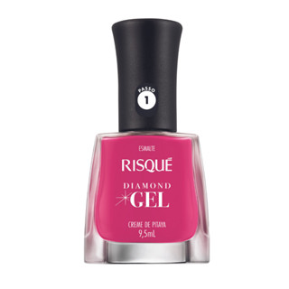 Esmalte Diamond Gel Pitaya Rosa Manicure Risque 9,5Ml