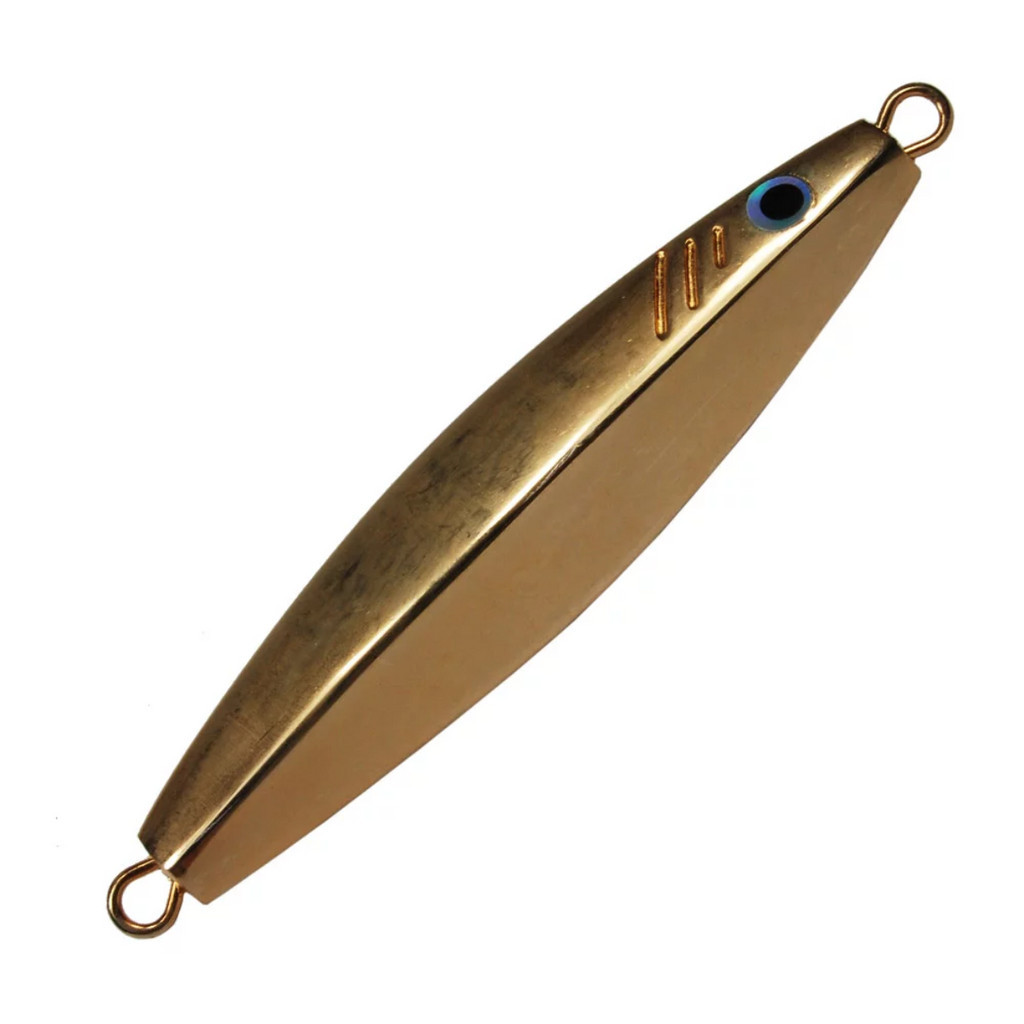 ISCA Artificial carambola Para Pesca NS JIG GUMI 170GR 10,5CM DOURADA OURO Olhetes Olhos de Boi Anchovas Garoupa Cherne