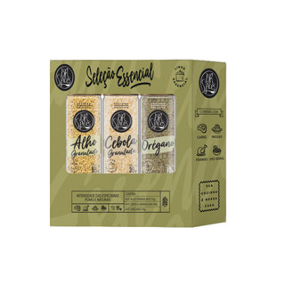 Kit Seleção Essencial Caixa Com 3 Vidros BR Spices 95G
