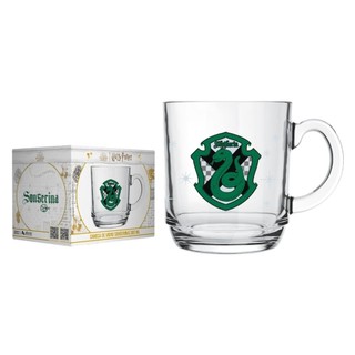 Caneca Aspen Harry Potter Casas 300ml - Sonserina + Caixa para Presente em Oferta na Shopee
