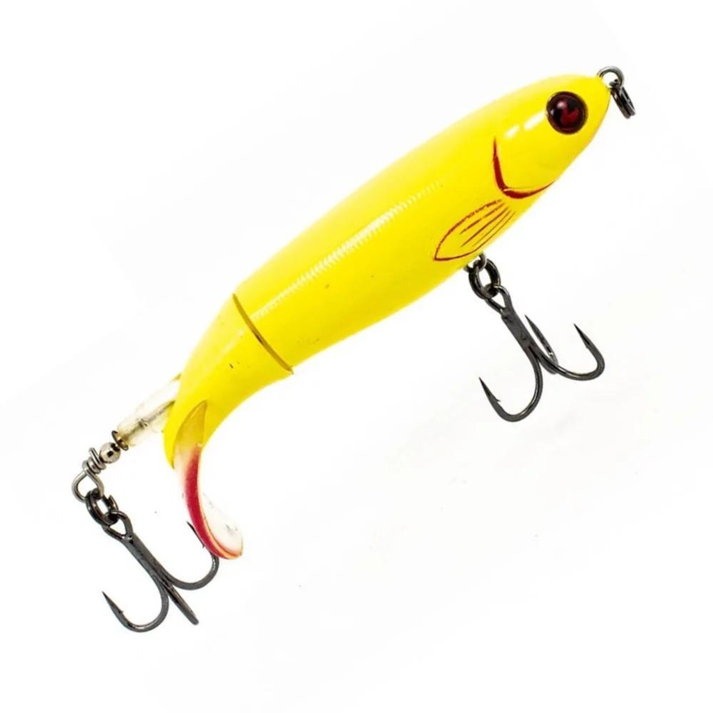 Isca Artificial De Superfície Para Pesca Pescaria River 2 Sea Whopper Plopper Fishing 130 13cm 39gr Cor Bone 1
