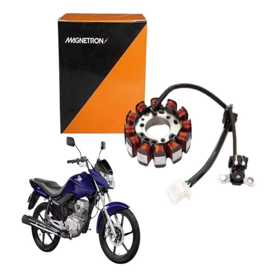 Estator Cg Fan Titan 150 2009 2010 2011 2012 2013 Original Magnetron em Oferta na Shopee