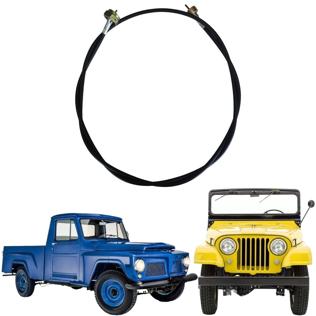 Cabo De Velocímetro Jeep / Rural / F 75 Ford WIllys 4x4