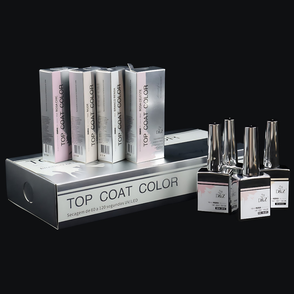 Top Coat Color D&Z 18ml UV/Led em Oferta na Shopee