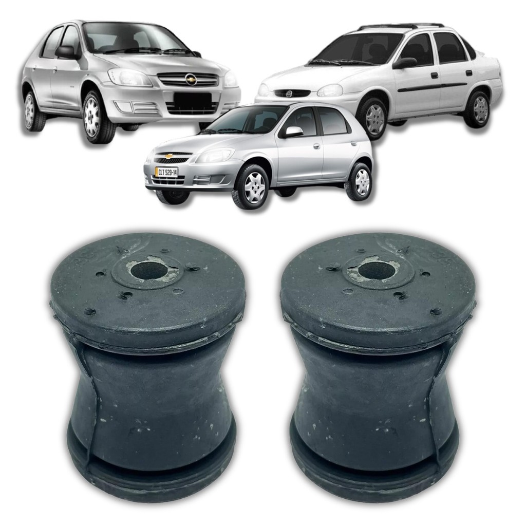 Par Bucha Eixo Traseiro Corsa Celta Classic Pick Up Wagon