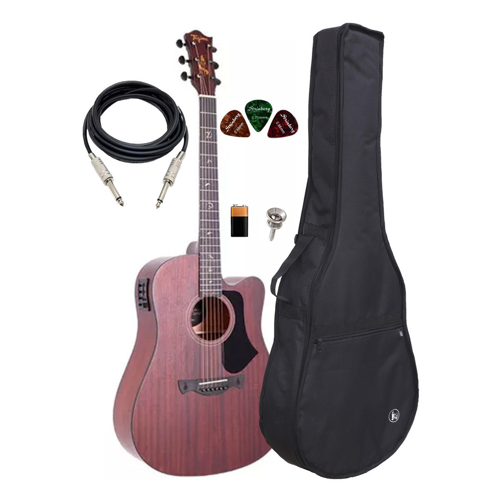Violão Eletroacústico Juninho Afram Tagima Dkmop C/ Capa