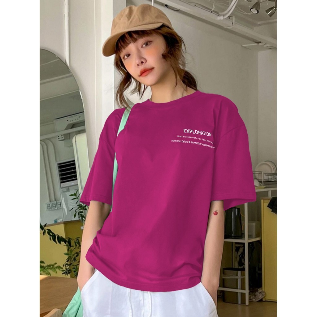 Blusa Streetwear Tumblr T Shirt Personalizada Camiseta Oversized Feminina Old School Casual Bordada