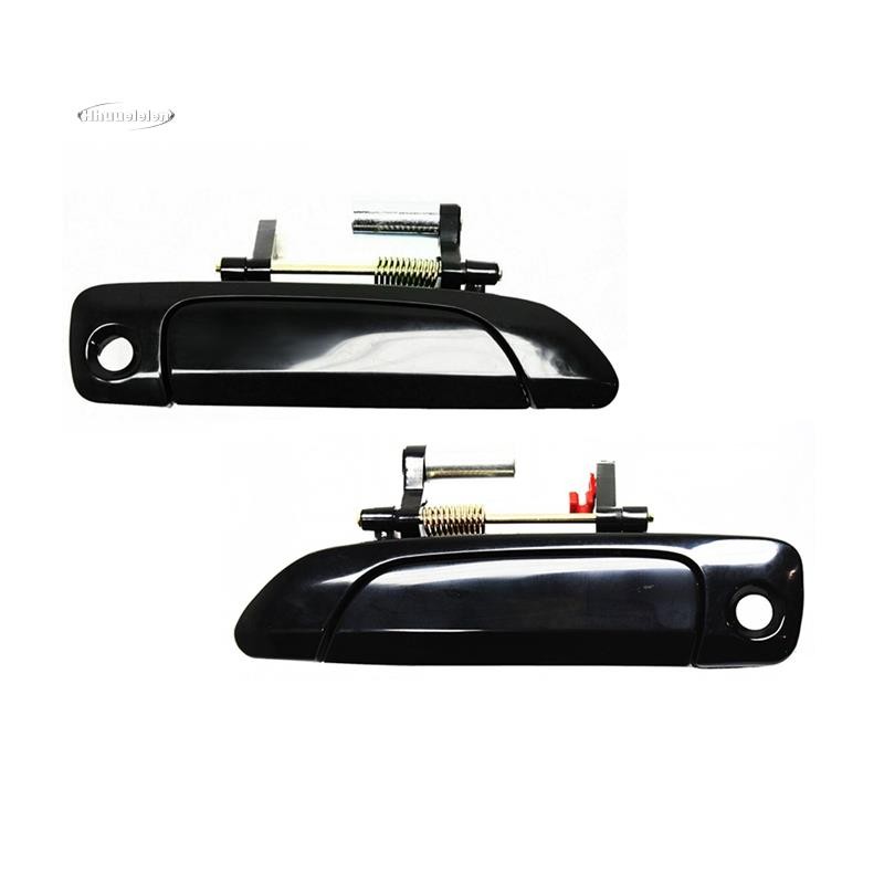 Maçanetas Externas Dianteiras Pretas Novas Para Honda Civic Sedan 2001-2005
