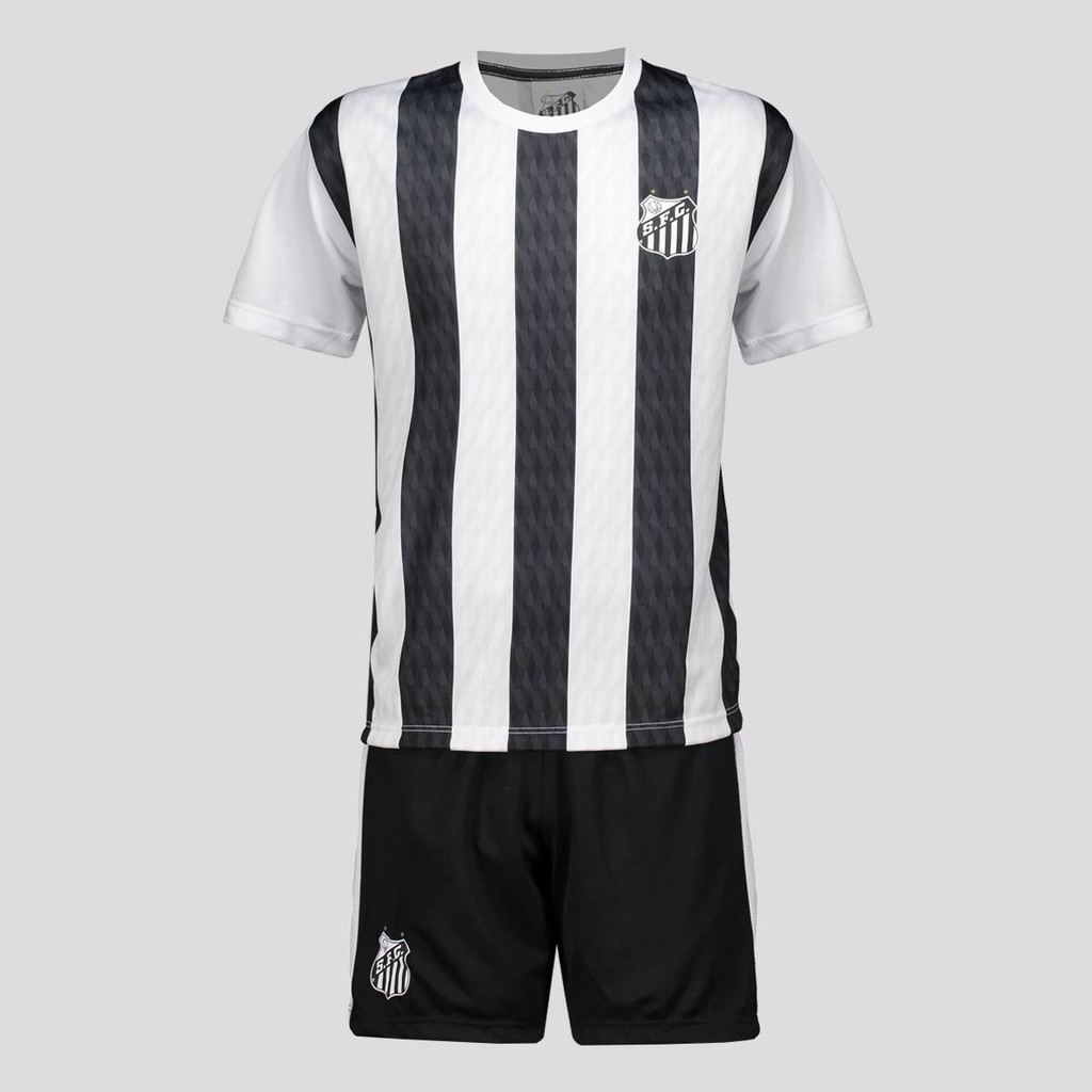 Kit Santos Mini Craque Infantil Branco e Preto em Oferta na Shopee