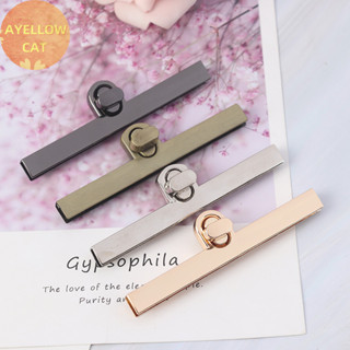 AYellowcat 1pcs Saco Vintage Metal Fecho De Volta Botão De Torção Para Acessórios De Bolsa De Bricolage BR