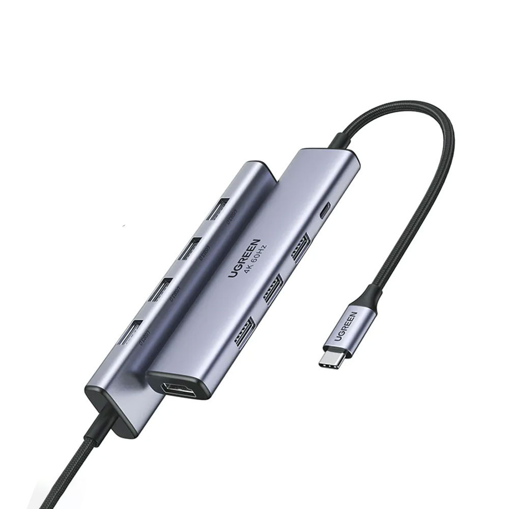 Hub Adaptador Multiportas Ugreen 5 em 1 para Usb C Macho Porta Hdmi Resolução 4k - Computers & Accessories