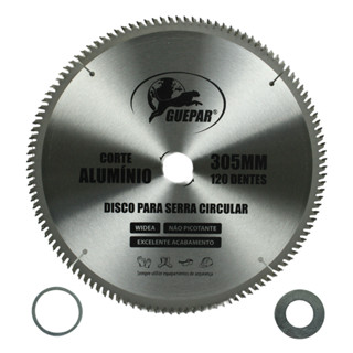 Disco de Serra Circular p/ alumínio 305mm 120 dentes Guepar em Oferta na Shopee
