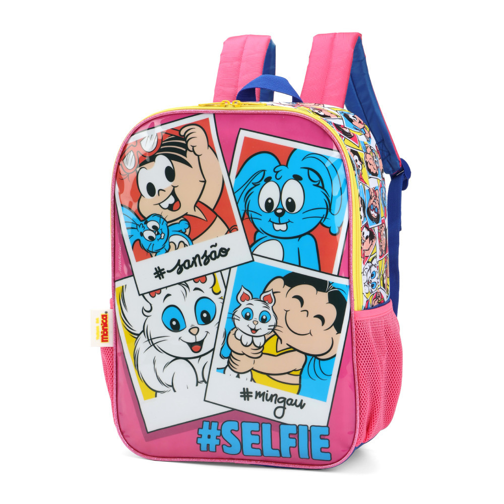 Mochila De Costa Escolar  Selfie Turma Da Mônica LUXCEL