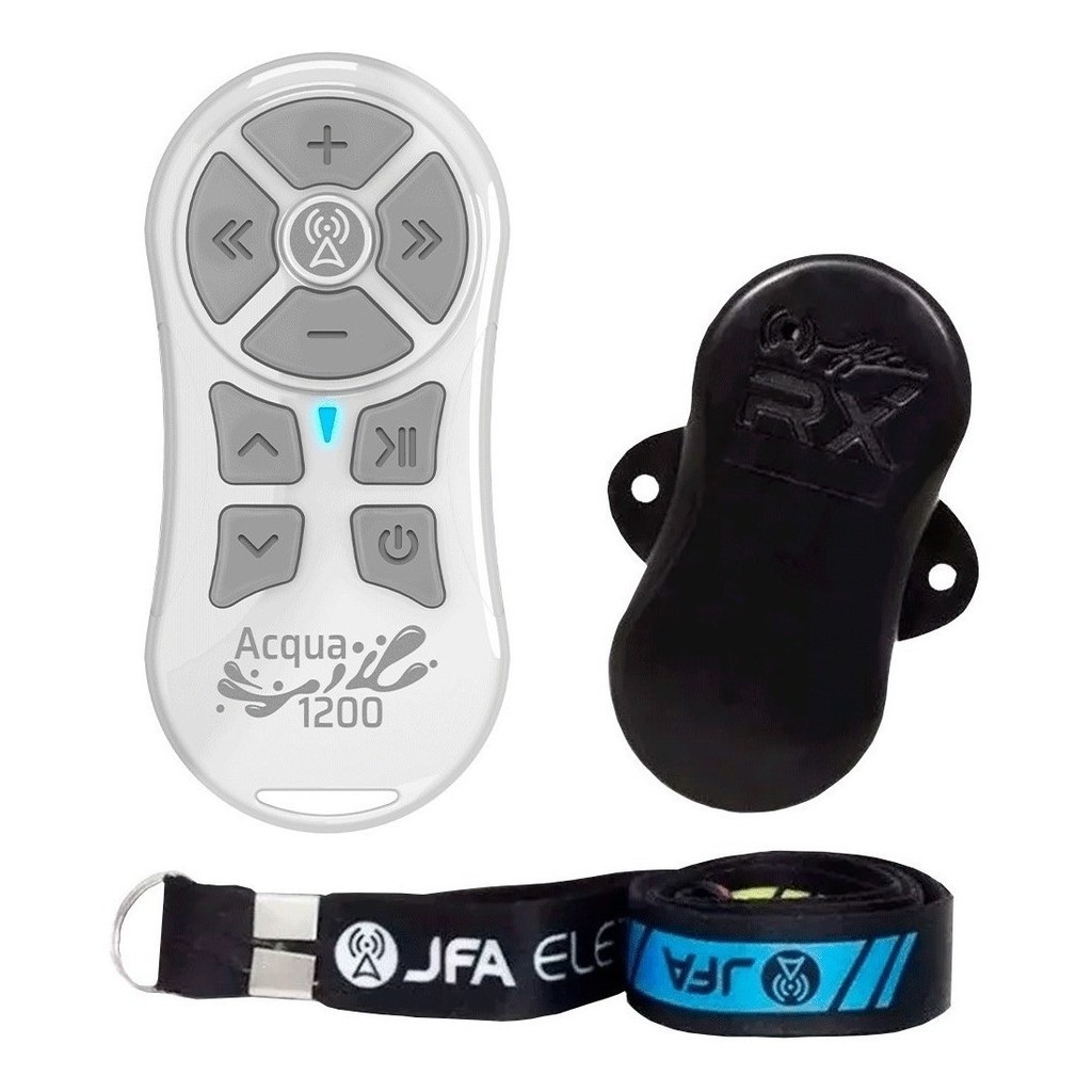 Controle Longa Distância Jfa 1200 Acqua 1200 Metros Branco - Spare Parts and Accessories for Vehicles