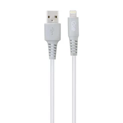Cabo Carregador USB para Lightning iPhone i2GO Certificado MFi 3m 2,4A Longo iPhone 5 ao 14 Branco