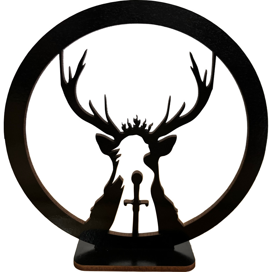 Totem Trono de Vidro Centro de mesa Trono de Vidro MDF em Oferta na Shopee