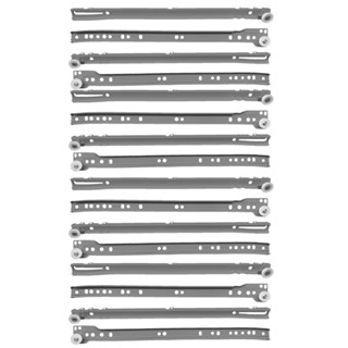 Kit 8 Corrediça Trilho Cinza Gaveta 400mm 40cm Extra 4 Par em Oferta na Shopee