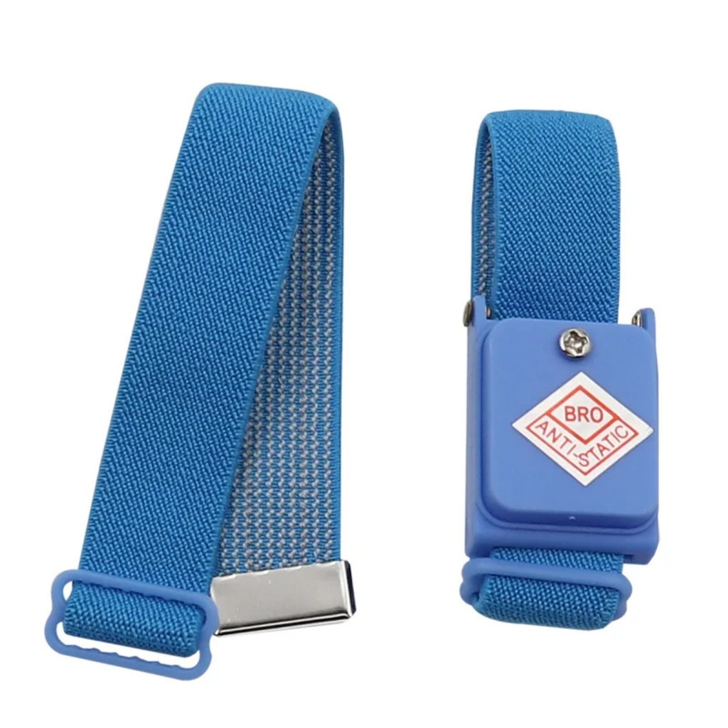Pulseira Antiestática de Tecido ESD-BAND para Eletrônica Conserto Manutenção de Celular Smartphone
