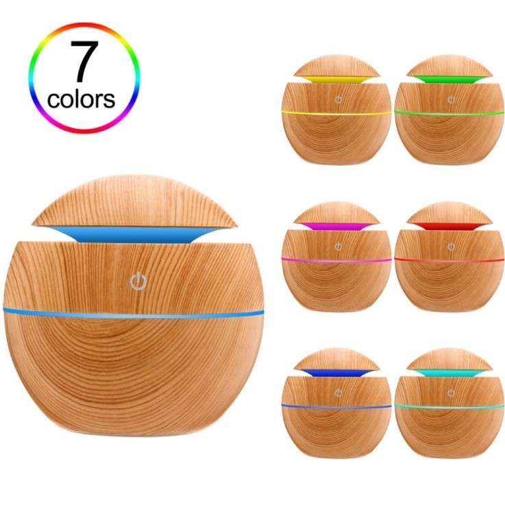 Umidificador Aromatizador Difusor Ultrassônico Luzes Ar130ml