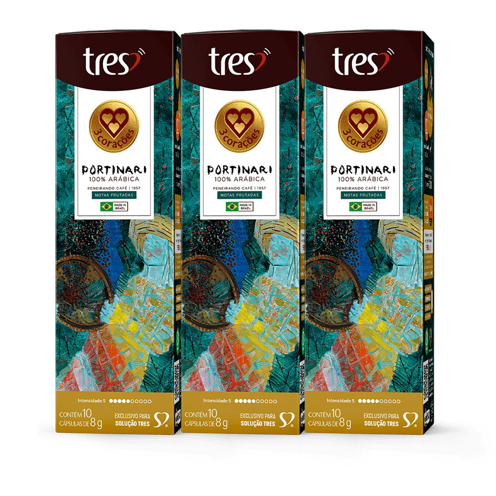30 Cápsulas de Café Três Corações Portinari